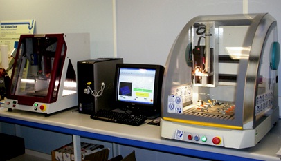 Figure 4: &micro;SFW machines at TWI adapted from CNC micro-milling machines